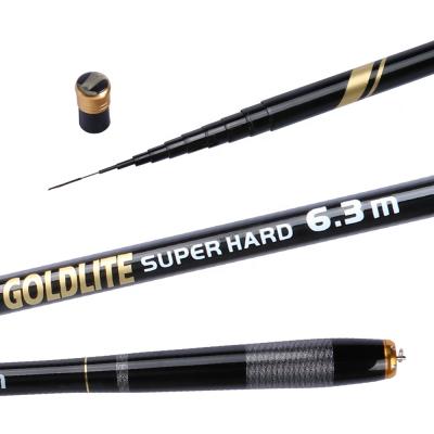 China Telescopic Fishing Rod Goture Current Fishing Rod 4.5M Carbon Carp Hand Pole for sale