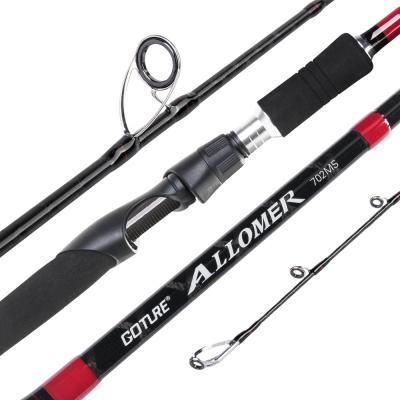 China Professional Carbon Fiber Goture 2 Sections Allomer Sea Bass Fishing Rod 2.1m Power Saltwater Lure Rod Casting Rod for sale