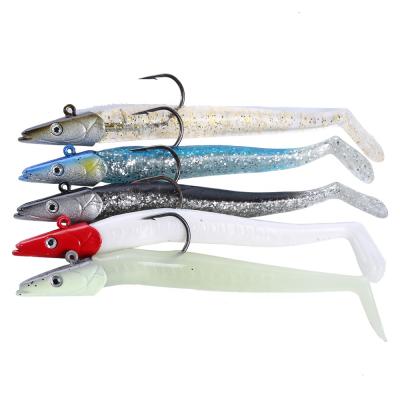 China Quick Lead Sinking Head Lures Goture Lead Head Soft Fishing Lures With Hook Sinking Swimbaits PVC Fishing Lure Jig for sale