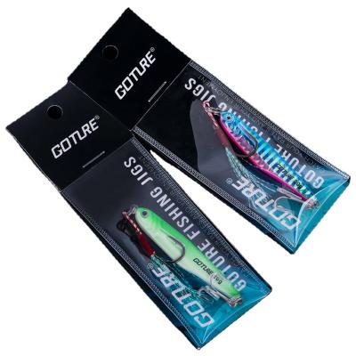 China Goture Metal Spoon Lure 30g Lure 30g Jig Bait Hard Artificial Fishing Tackle Slow Baiting C10990-9-12 for sale