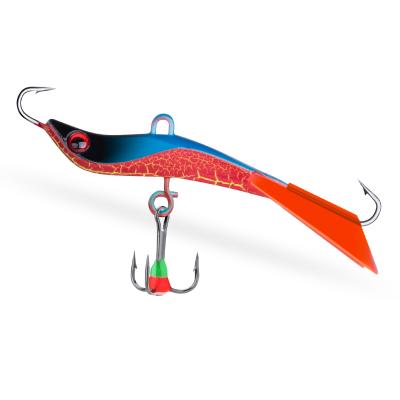 China Lead Body Ice Fishing Rocker Ice Lure Hard Bait Balance Wobblers Koder Ice Fishing Lure for sale