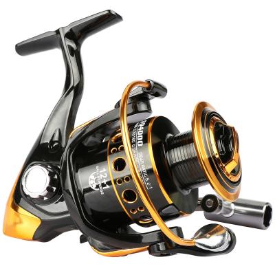 China Goture Fishing Reel 5.2:1 12+1BB Metal Spool 3000 Series Driver Carp Fishing Wheel Right Spin Seawater Fishing Spinning Reel for sale