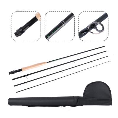 China Carbon Goture 2.7M Telescopic Rod Kit Telescopic Fly Fishing Combo Fishing Rod 5/6 Weight Rod Reel Combo Set for sale