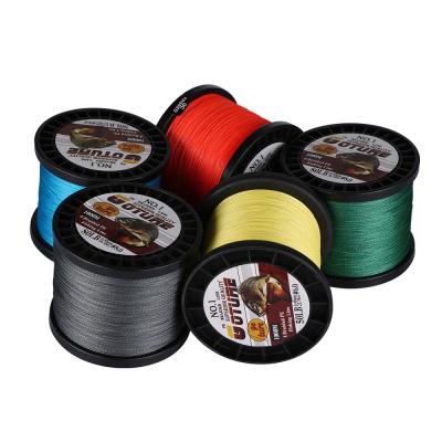 China Float Marker Nice Quality 1000M Smooth 4 Strand PE Braided Fishing Line For Carp Fishing Multifilament Fishing Line for sale