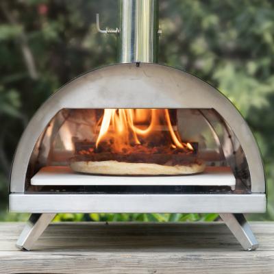 China Easy to use and install frame double door factory direct firewood outdoor pizza oven for sale, outdoor wood pellet pizza oven use for sale