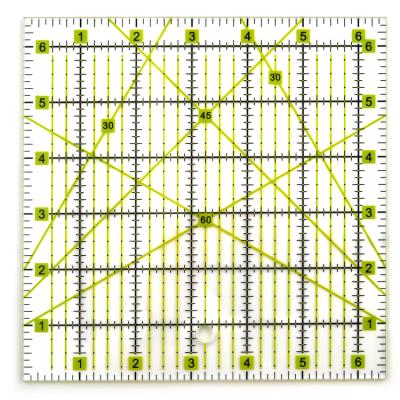 China Various Acrylic Square Quilting Customized Quilting Rulers for sale