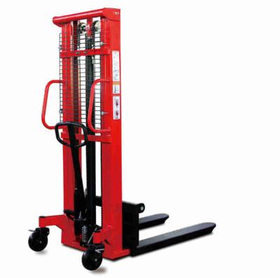 China Hotels 1000kg 2000kg 3000kg Hydraulic Manual Pallet Stacker Hand Hydraulic Double Door Frame Forklift Lifter Stacker for sale