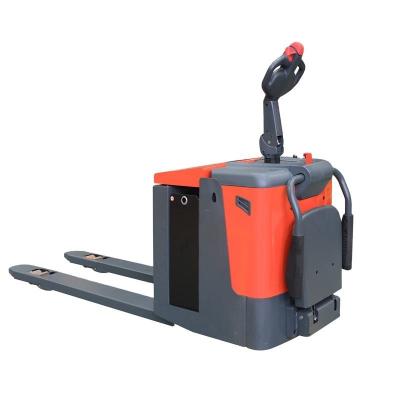 China High efficiency 2t 2500kg 3t heavy duty full electric pallet truck with 24V/210-270AH battery Full-electric pallet forklift for sale