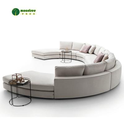 China Modern Luxury Lobby Furniture Sofa Set Couch Round Durable Custom Modern Hotel Lobby Design for sale