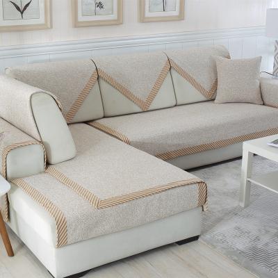 China Comfort Hot Sale Elastic Sofa Cover Plain Stretch Sofa Cover for sale