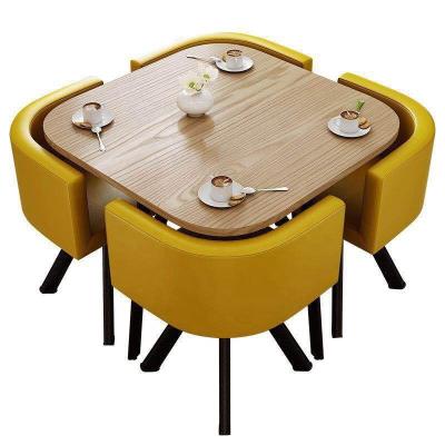 China Get the best quality and save the cost coffee table hotel reception desk leisure negotiation table tea and milk chair combination small round table for sale