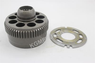 China M5X Excavator Swing Motor Parts KAWASAKI Hydraulic Barrel And Valve Plate for sale