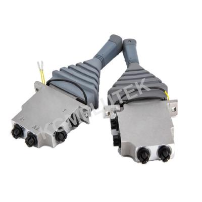 China Rubber Steel Excavator Joystick Handle Universal Hydraulic Pilot Control Joystick for sale