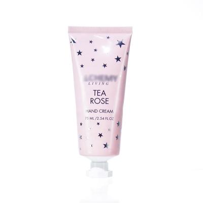 China Hand Cosmetics Hand Cream Lotion Packaging D35mm Empty Cosmetic Pink Gloss PE Plastic Tube 60ml 80ml 90ml PBL TUBE for sale