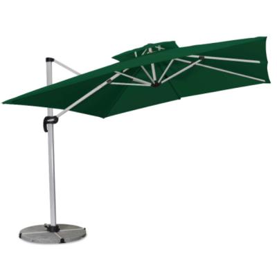 China 3m Modern Aluminum Square Hanging 10ft Sun Cantilever Commercial Outdoor Patio Umbrellas Offset Garden for sale