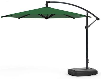 China Modern Heavy Duty Modern Aluminum Steel Outdoor Sun Umbrella For Garden Sun Shade Cantilever Patio Hanging Umbrellas With Crank for sale