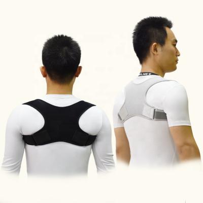 China Gangsheng 2020 Neoprene Clavicle Support Posture Corrector Clavicle Back Brace Comfortable Soft Adjustable Rubber Bands for sale