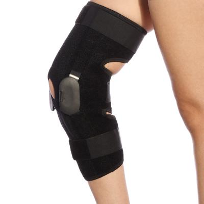 China Office Effect Factory Price Medical Orthopedic Adjustable Hinged Neoprene Knee Brace for sale