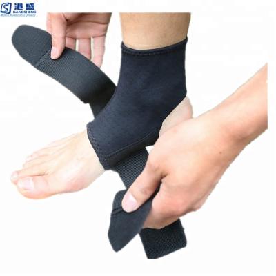 China New Design Comfortable Adjustable Basketball Ankle Brace Neoprene Elastic Ankle Support for sale