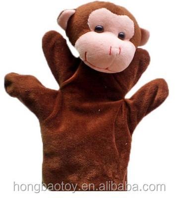 China Funny New Design Funny Plush Animal Finger Puppet Customized Stuffed Finger Toys for sale