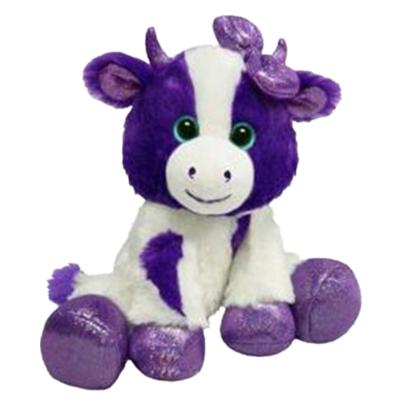 China Hot Selling Soft Plush Toy Cow Stuffed Funny Baby Animals Toys for sale