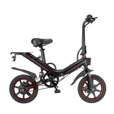 China EU Warehouse Stock V6 Multifunction e Bike 500W 15Ah Battery Mini Folding Electric Bike Double Disc Brake Electric Bicycle For Adult for sale