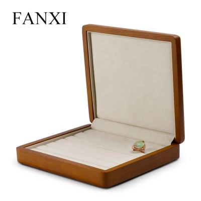 China FANXI Factory Wholesale Custom Wooden Jewelery Box Girls Jewelry Organizer Box Jewelry Display Storage Case for sale