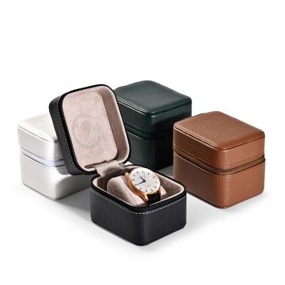 China Wholesale Custom Jewelry Box FANXI China Box/Watch Box FANXI China New Arrival Custom Made Jewelry Box Bangle Bracelet Jewelry Package Brown Black Leather Watch Boxes for sale