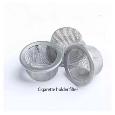 China Hotels Cigarette Holder Filter Crystal Pipe Filter Cap 16mm Cigarette Holder Filter Stainless Steel for sale