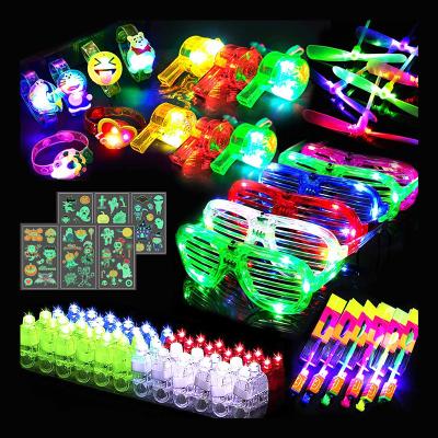 China Glow in the Dark Party Supplies 84pcs Glow Dark Party Supplies for Kids Light Up Gifts Light Up Toys Christmas Party Halloween Birthday Gift for sale