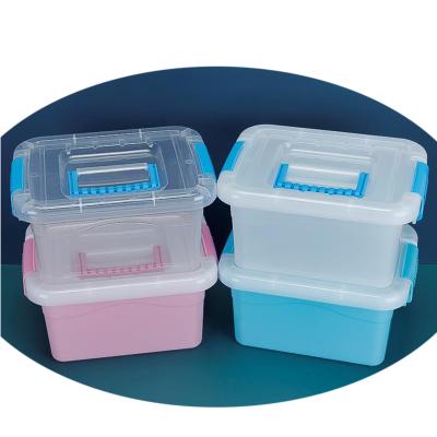 China Plastic Organizer Stored Storage Box Bin With Lid Toys Plastic Storage Boxes Organizer for sale