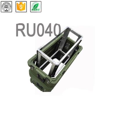 China Factory Best Sell IP67 Modified Hard Plastic Military Case Construction PP Tricases Rack Cases With Foam RU040 for sale