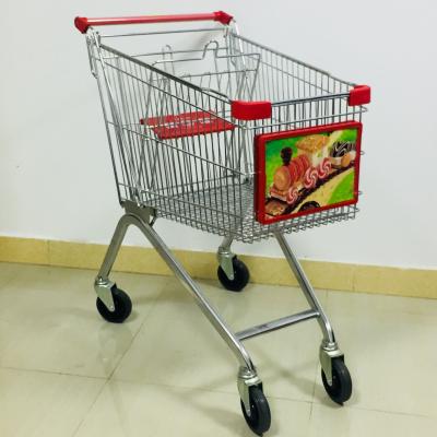 China MOQ 100 Units Supermarket Trolley Advertising Billboards , Grocery Cart Advertising Signs CS-A108 for sale