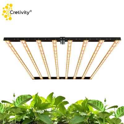 China Full Stage USA Full Spectrum CURRENT LED Grow Light Dimmable 640W Foldable Plant Grow Light For Indoor Plants for sale