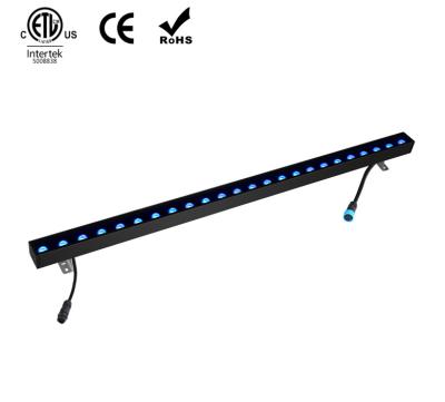 China Professional LANDSCAPE Stage Outdoor Scenery Lighting RGBW DMX 50W Color Changing Wall Joint Led Light Bar for sale