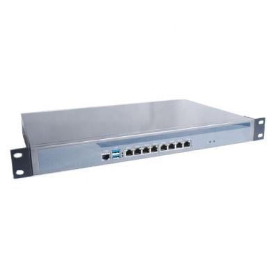 China Intel 2117U 1u Support Networking Security Appliance Firewall Hardware 8 LAN 2SFP For Options 350*430*45MM for sale