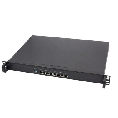 China 1U rack mount 8 1000M Lan port firewall network security appliance server 350*430*45MM for sale