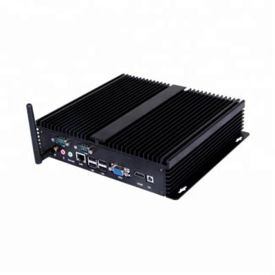 China Digtal Signal IPC Latest POS Intel C1037U Mini PC 12V Linux Embedded Industrial Computer for sale