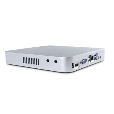 China Cloud Terminal HTPC J1900 Fanless Mini Box Barebone PC , Integrated Graphics Intel HD Support Full HD for sale