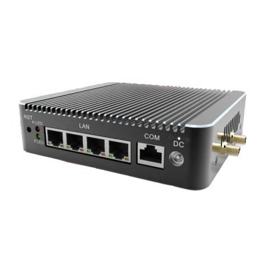 China Mini Network Security Firewall Intel J1900 Network Security Box PC with LAN 4 sim card DC power supply for sale