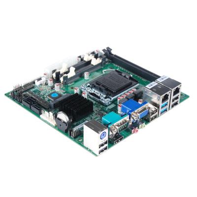 China H81 support 4th/5th industrial mini itx i3/i5/i7 motherboard with pciex16, dual LAN. COM 6.8usb 170X170mm for sale