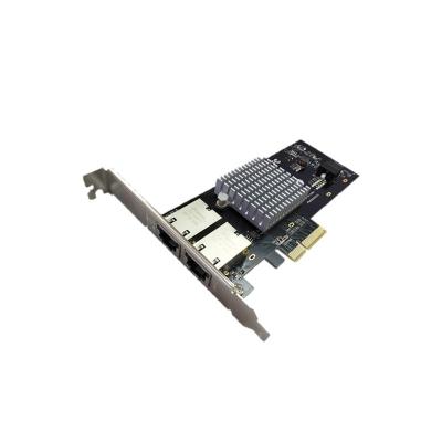 China Add two 100Mbps/1G/2.5G/5G/10G compatible RJ-45 Ethernet ports N-440 PCIe 10G 5-Speed Multi-Gigabit network card for sale