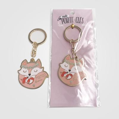 China Souvenir Gifts Promotion Kunshan Pinlifeng Manufacturer Custom Design Personalized Enamel Metal Key Chain Key Chain for sale