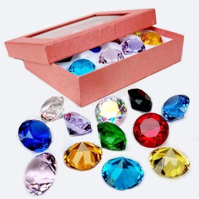 China Europe Canton Wholesale 40mm Diamond Crystal Islamic Gift Allah Muhammad Crystal Diamond For Wedding Or Birthday Party Favor Gift Box for sale