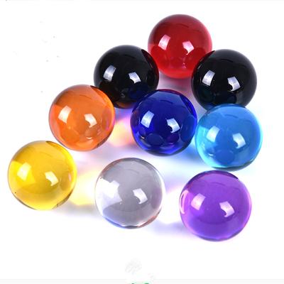 China China 30mm Clear Ball Crystal Ball Transparent Decorative Glass Ornaments Feng Shui Home Decor Accessories Globe Miniature Gifts for sale