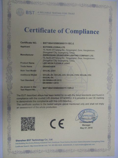 CE - Zhongshan Grandview Lighting Co., Ltd.