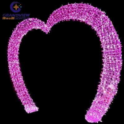 China Lighted Commercial Waterproof Patterns Street Lights Valentine Decorations Lighted Valentine's Day Ramadan Christmas LED for sale