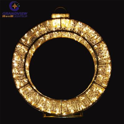 China Commercial Outdoor Waterproof Bell 2D Light Christmas Use 2022 LED Decoration 3D Pattern Lights for sale