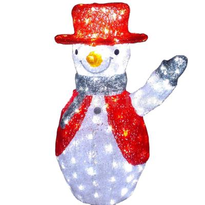 China New Pattern Design Products Christmas Decorations Snowman LED Christmas Light IP65 70 Pattern 15 24 Led Light/String Iron/Acrylic Views for sale