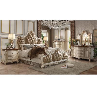 China Luxury King Size Bed, Queen Size Adjustable Bedroom Longhao Furniture Royal Golden Furniture (Other) For Home for sale